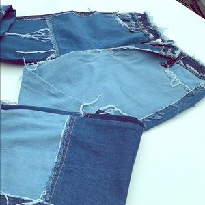 Vintage patch jeans